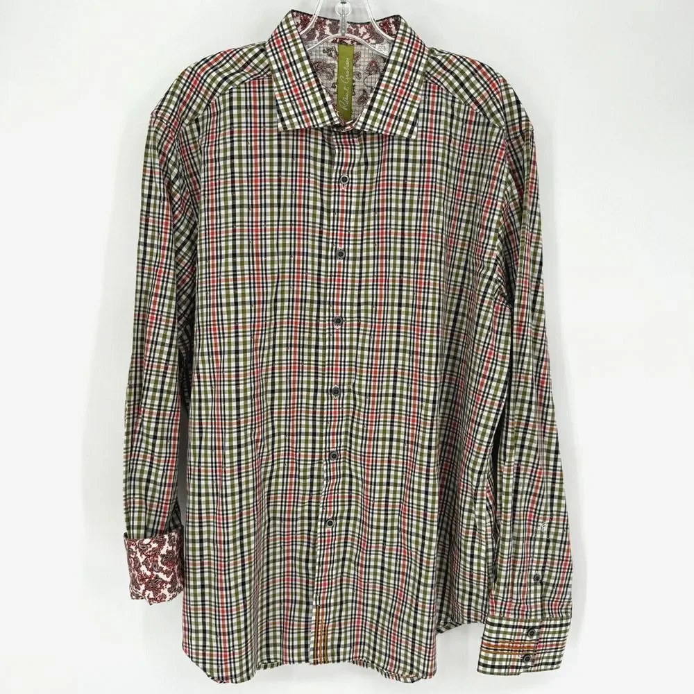 Robert‎ Graham Mens 2XL Shirt Cape Vincent Classic Fit LS